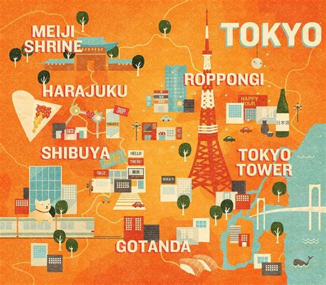 Tokyo Map .